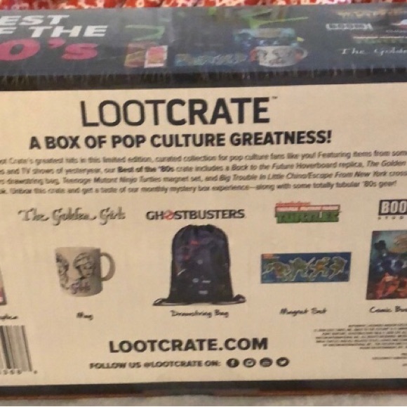 LOOTCRATE BEST OF THE 80s BOX NEW - Picture 2 of 8